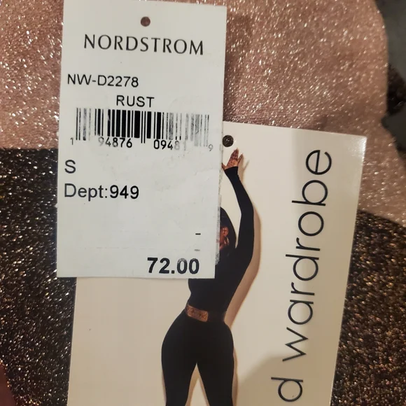 NAKED WARDROBE Sparkly Cowl Neck Mini Dress S - Picture 10 of 13